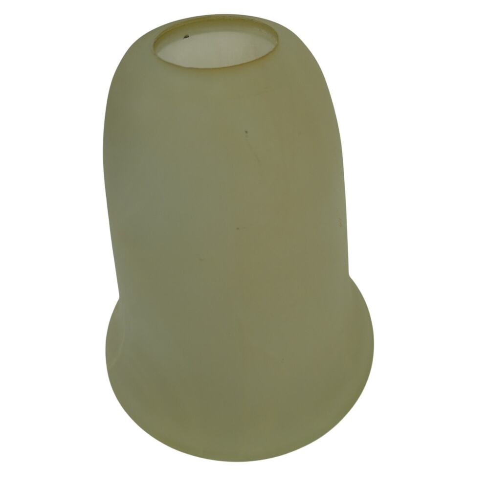 Bell Shaped Frosted Glass Shade Ceiling Fan Light Cover Table Lamp Alabaster Vtg